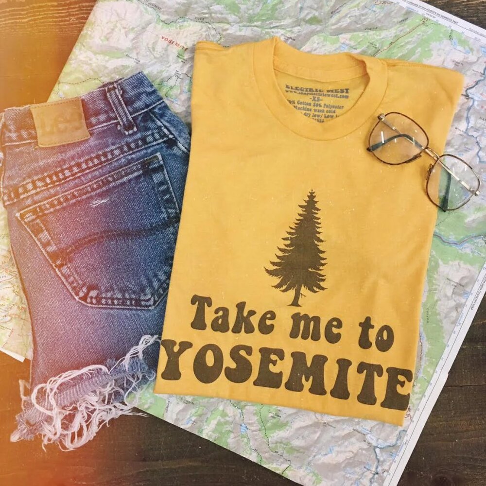 Electric West Take Me To Yosemite Tee Size XSmall